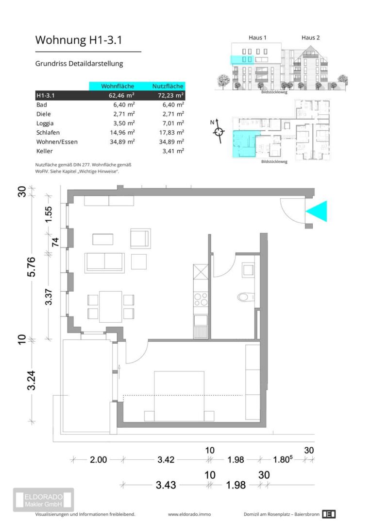 Grundriss H1-3.1