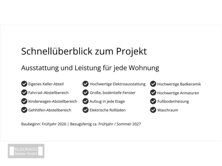Schnellüberblick Projekt