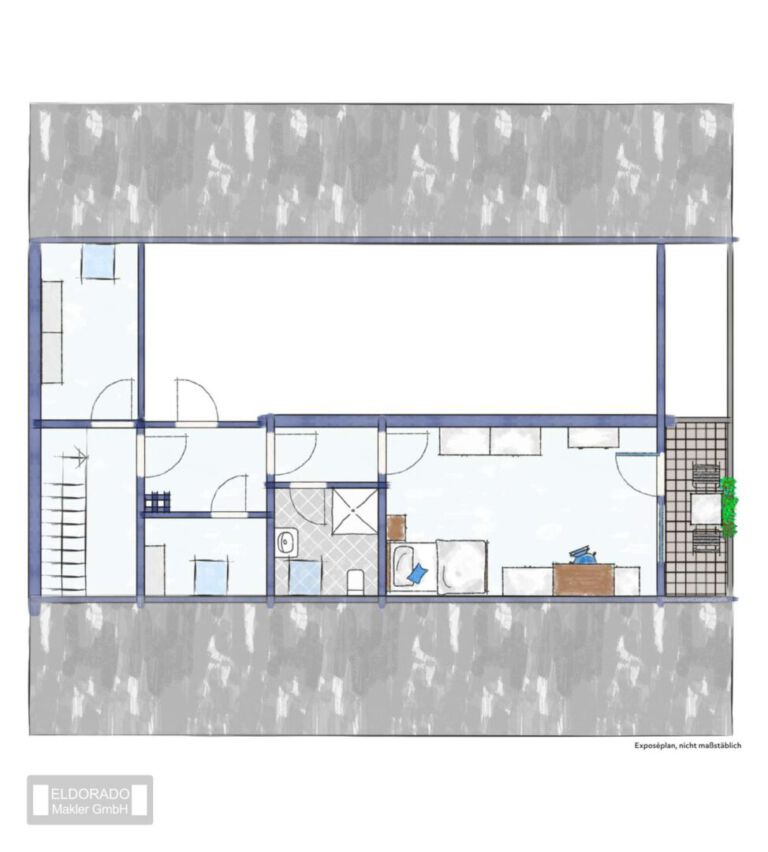 Grundriss DG Wohnung