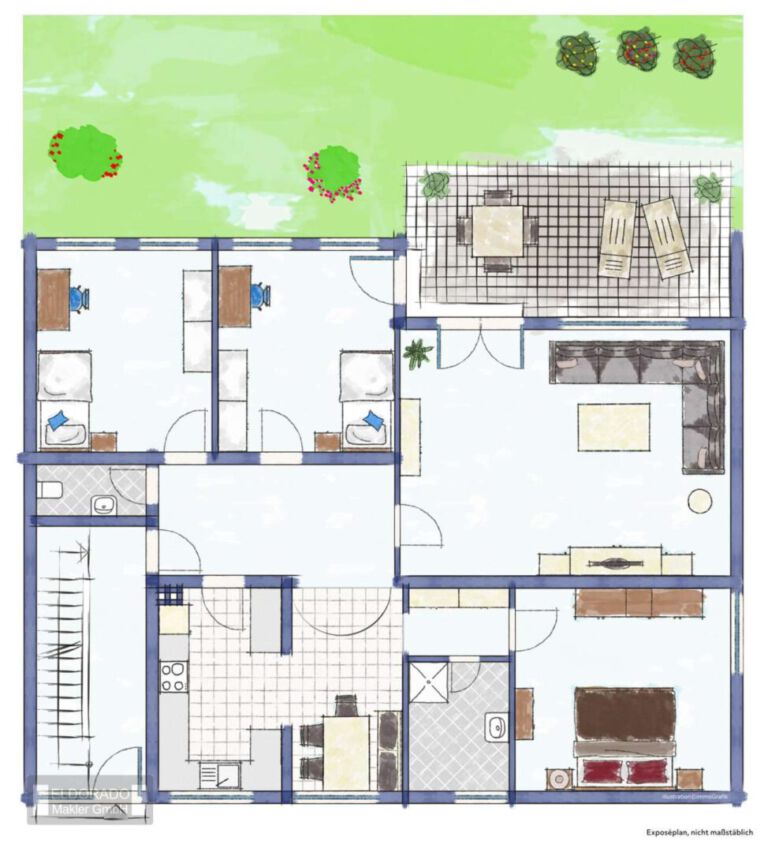 Grundriss EG Wohnung