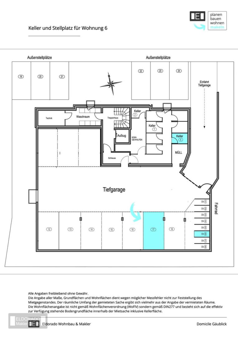 Keller Stellplatz Whg 6