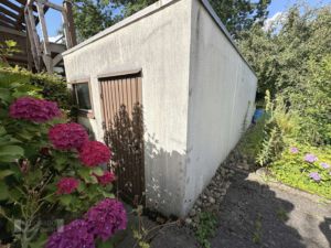 Abstellraum in Garage