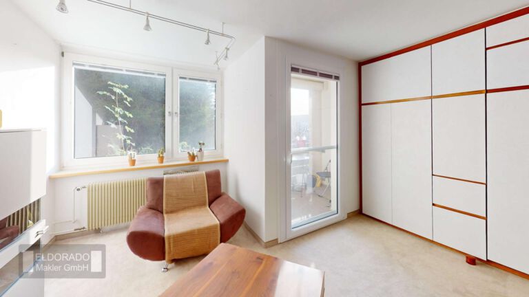 Wohn- und Schlafzimmer