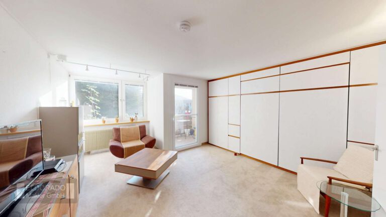 Wohn- und Schlafzimmer