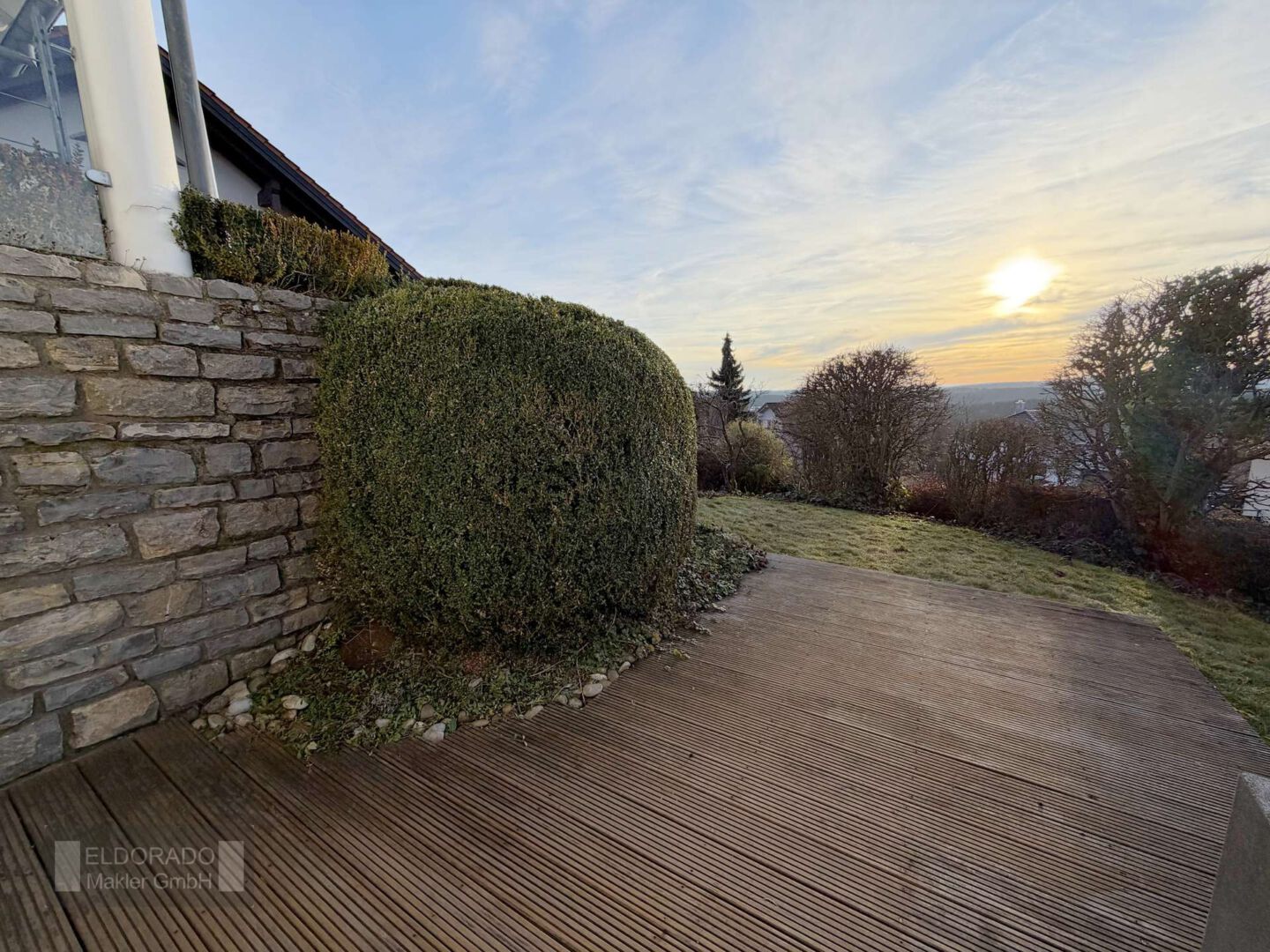 Ausblick Holzterrasse