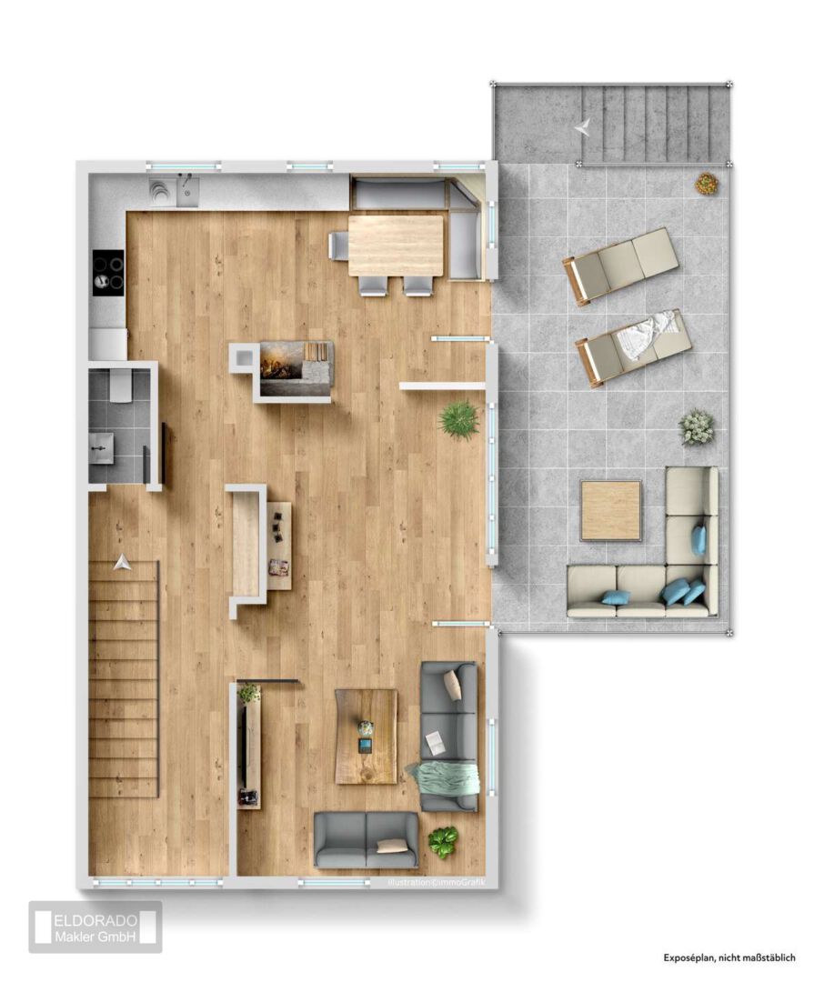 Grundriss 1. Obergeschoss