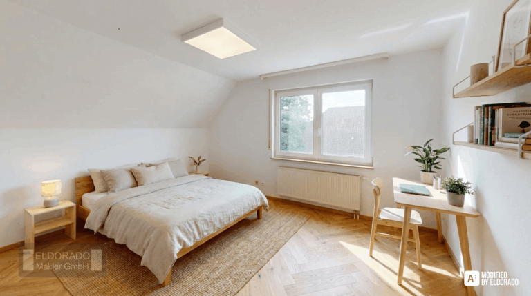 Schlafzimmer - KI bearbeitet