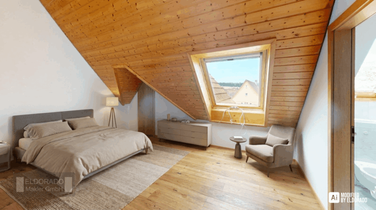 Schlafzimmer - KI bearbeitet