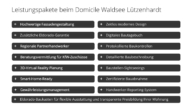 Neubau-Eigentumswohnung im Domicile Waldsee - Leistungspakete Übersicht