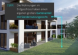 Tolle Eigentumswohnung mit Gartenanteil und flexiblem Grundriss - 3.4_Tipp Gartenanteil.jpg
